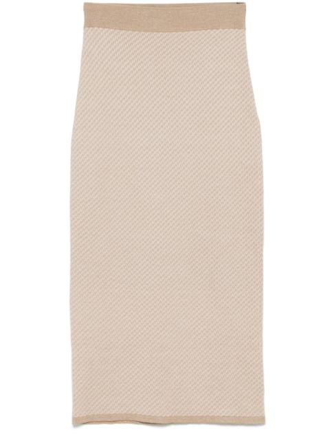 FENDI FF midi skirt