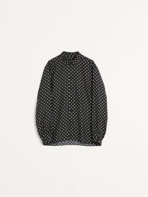 SILK TWILL SHIRT WITH PLUSDEPOIS PRINT