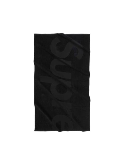 Supreme Tonal Logo Towel 'Black'