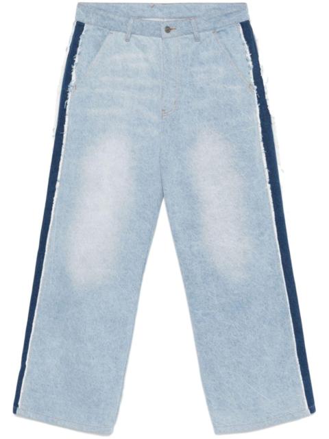 KidSuper x Ronaldinho stripe-detail jeans
