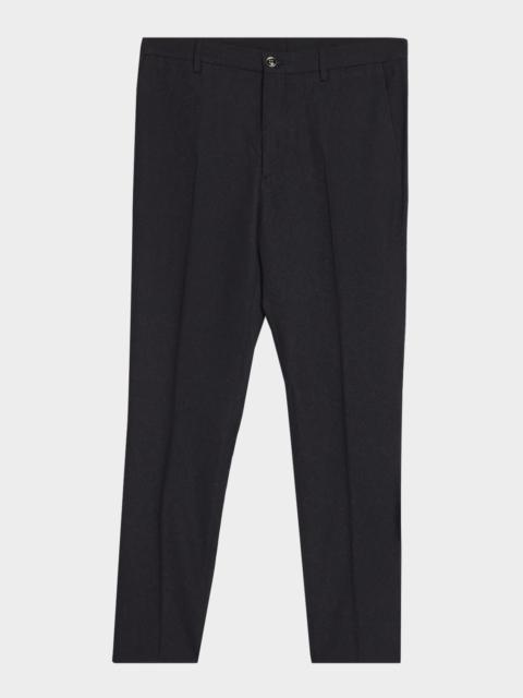 Etro Men & apos;s Wool Paisley Roma Fit Flat-Front Trousers