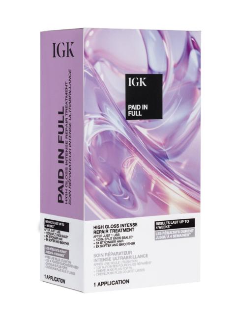 IGK Hair Paid In Full High Gloss Intense Repair Treatment