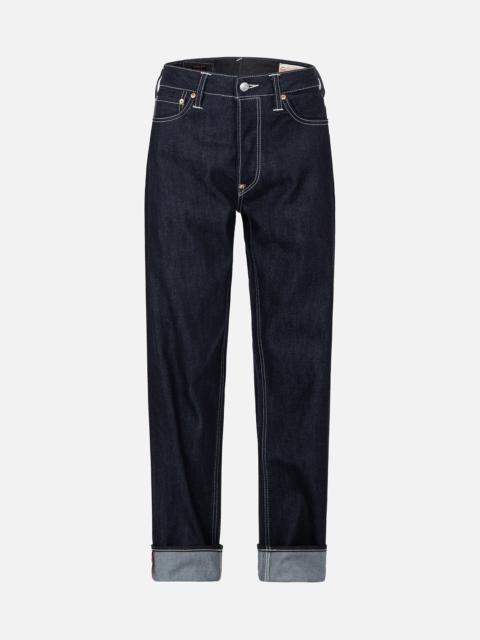 EVISU DAICOCK PRINT BAGGY-FIT JEANS #2000