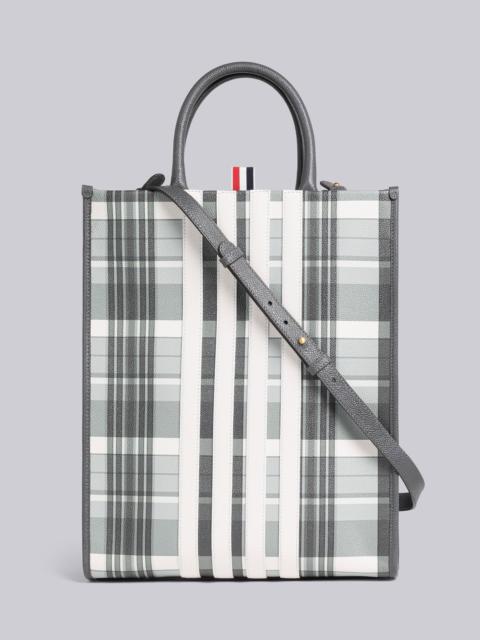 Thom Browne Pebble Grain Leather 4-Bar Vertical Tote