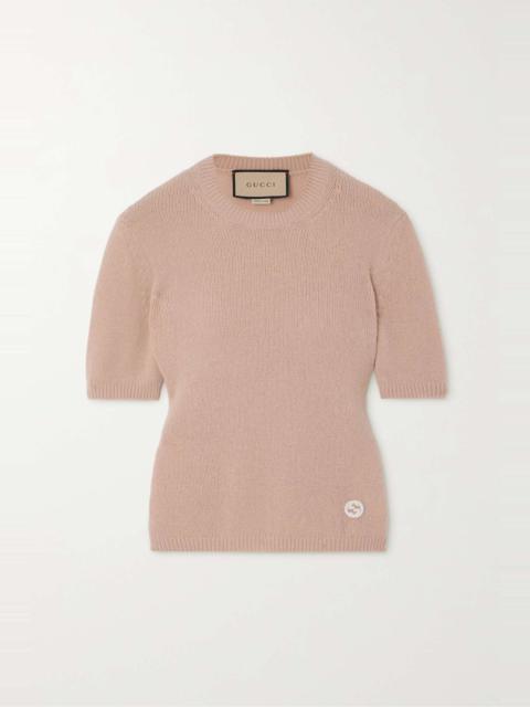 GUCCI Embellished cashmere sweater