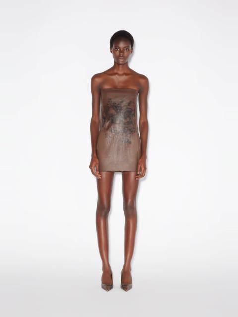 Jean Paul Gaultier THE EBONY TATTOO LEATHER DRESS