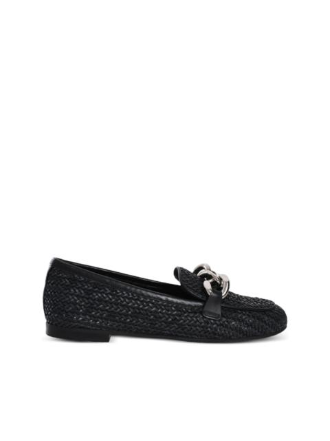 CASADEI chain-link detail loafers