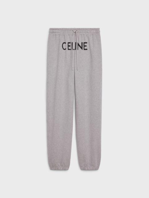 CELINE CELINE TRACK PANTS IN COTTON FLEECE