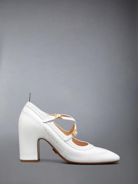 Thom Browne LEATHER CRISS CROSS THOM JOHN 75MM