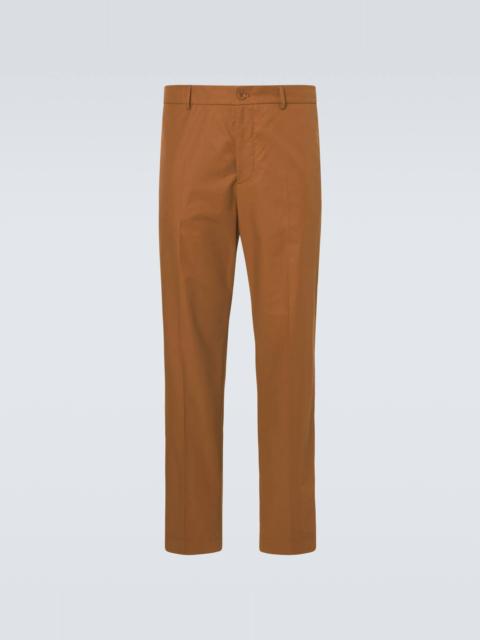 Moncler Cotton-blend straight pants