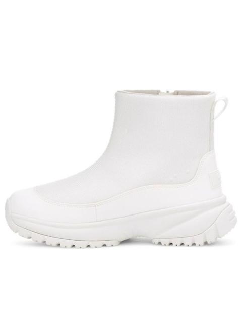 UGG (WMNS) UGG Yose Zip Fleece Lined Snow Boots White 1112329-WHT
