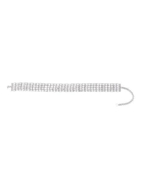 self-portrait Self-portrait SELF-PORTAIT CRYSTAL SILVER CHOKER