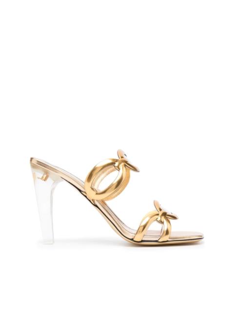 Chain 1967 110mm leather mules