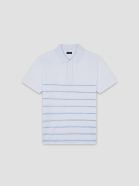 Paul & Shark POLO IN FRESH COTTON WITH LINEN DETAILS