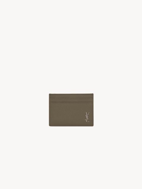 TINY CASSANDRE CARD CASE IN GRAINED LEATHER