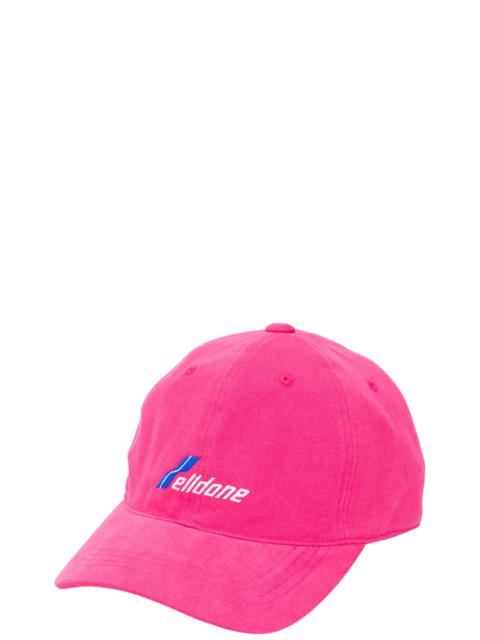 We11done Pink Logo Cap