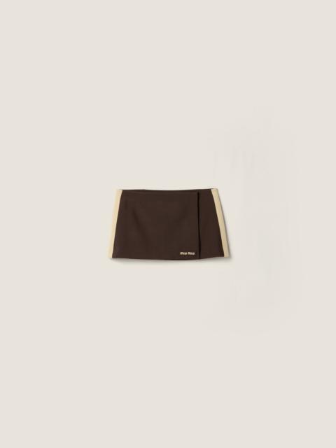 Miu Miu Kid mohair miniskirt