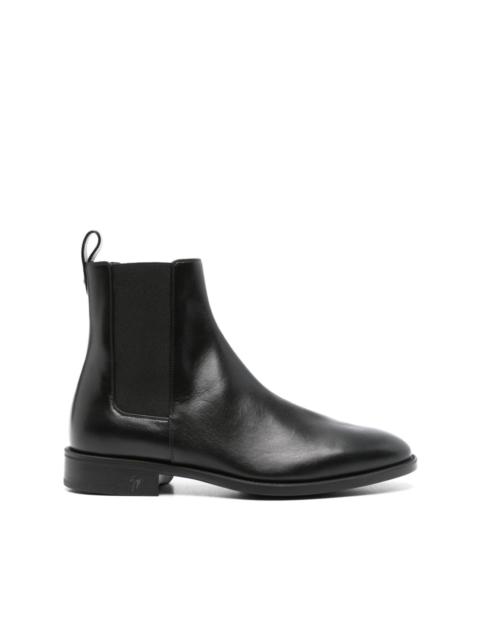 leather Chelsea boots