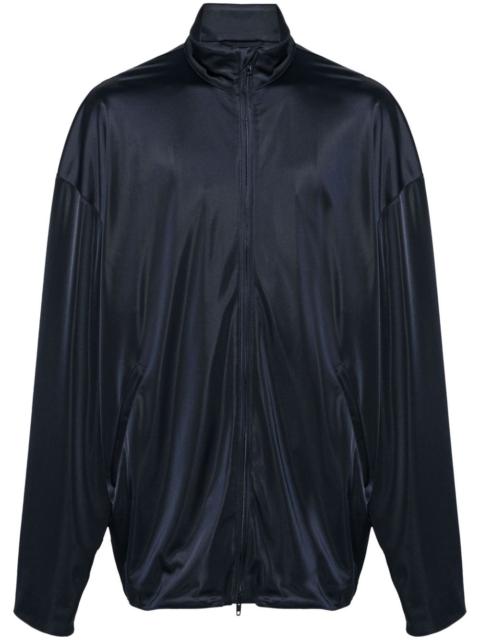 BALENCIAGA roll-neck zip jacket