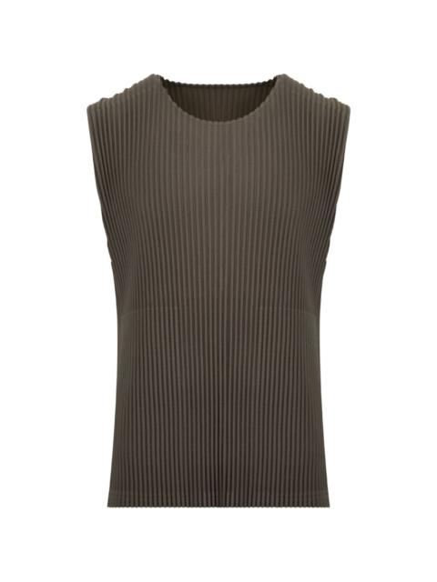 ISSEY MIYAKE pleated tailored tank top