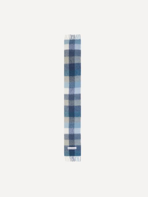 Acne Studios Mohair Checked Scarf
