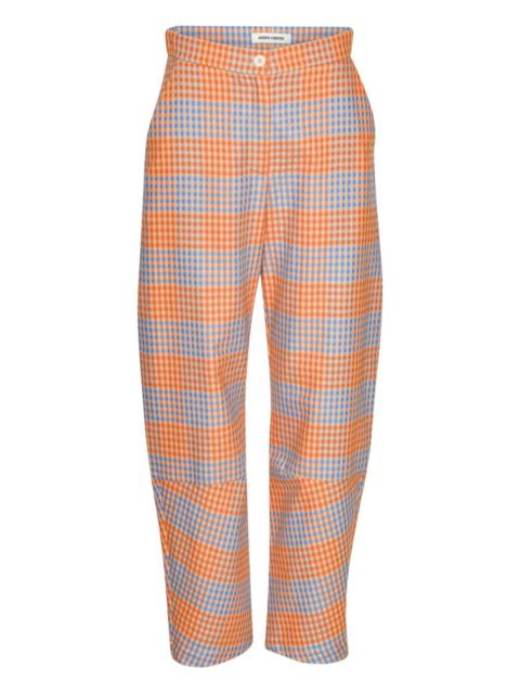 HENRIK VIBSKOV checked trousers