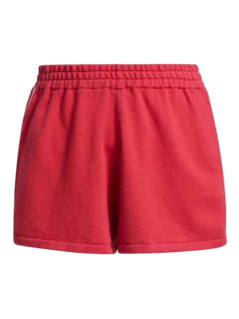 GUEST IN RESIDENCE Women's Runner Cotton-Cashmere Shorts - Scarlet