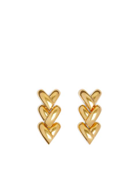 BRASS LOVE EARRINGS