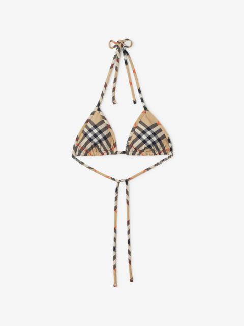 Burberry Check Bikini Top