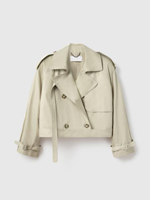 Stella McCartney Cropped Belt Detail Trench Jacket