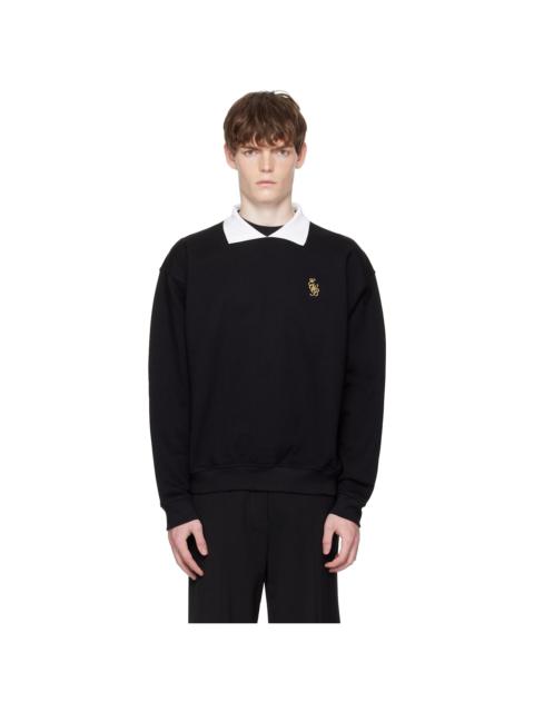 ERNEST W. BAKER Black Golf Polo