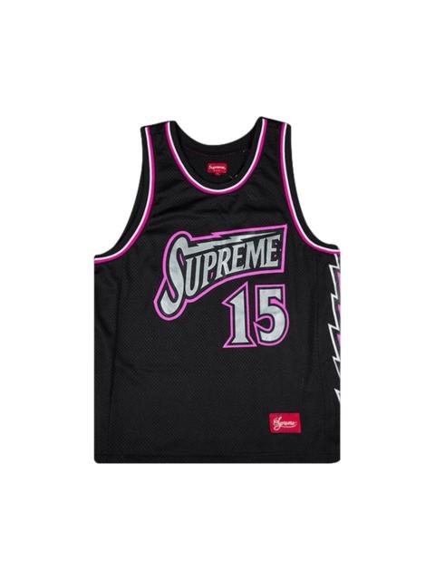 Supreme Supreme Mustang Reversible Basketball Jersey 'Black