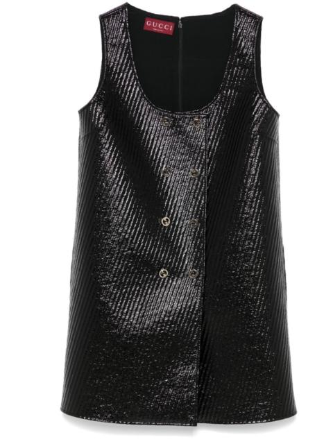 GUCCI coated mini dress