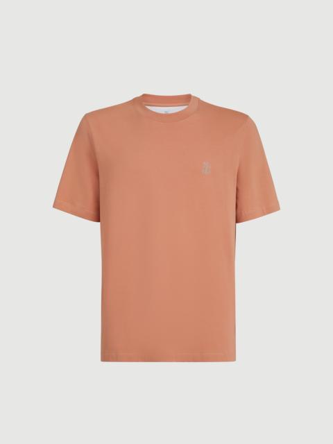 Brunello Cucinelli Cotton jersey crew neck T-shirt with logo