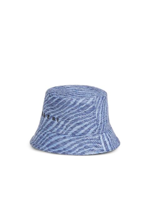 Marni raffia-effect bucket hat