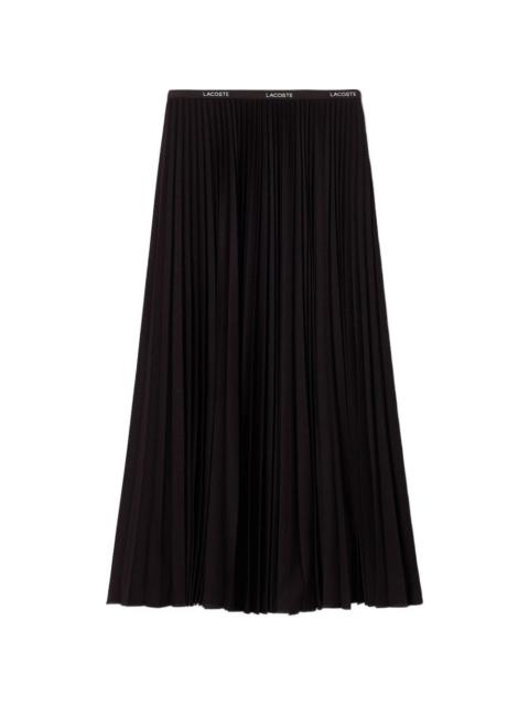 LACOSTE pleated maxi skirt