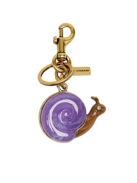 COACH small snail keyring