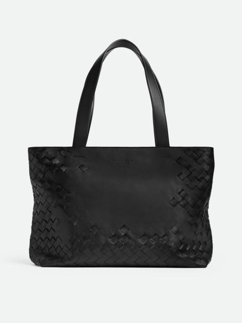 Bottega Veneta Small Intrecciato Zipped Tote