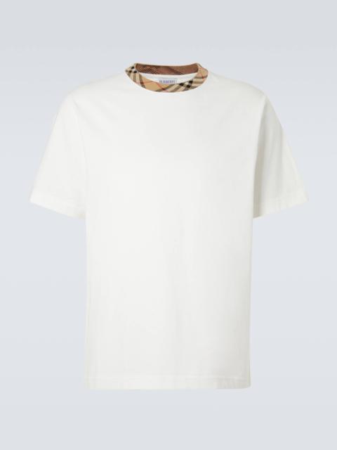 Burberry Burberry Check cotton jersey T-shirt