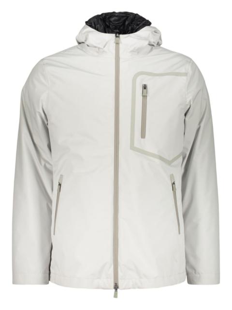 Herno removable-padding hooded jacket