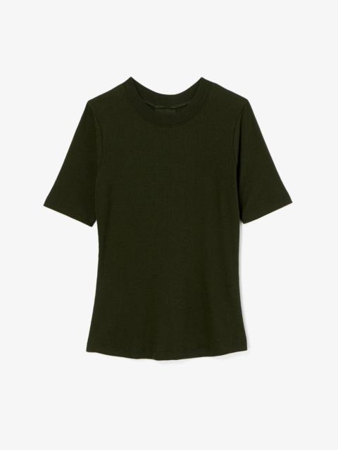 M.M.LaFleur Blanche Button-Back Top - Plush Pima