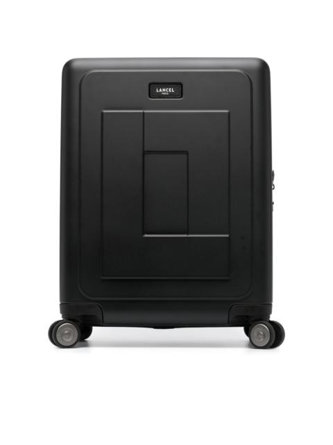 LANCEL logo-patch leather luggage