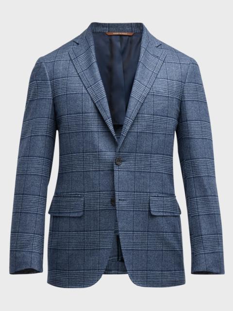 Canali Men's Large Plaid Sport Coat