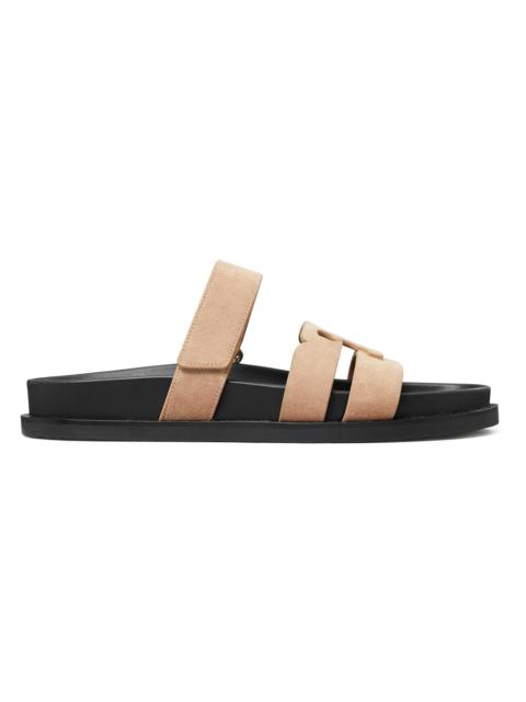 TORY BURCH Women's Ines Sport Suede Sandals - Malva Perfect Black