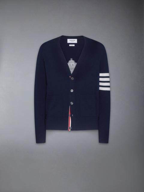 Thom Browne Nutcracker Merino Wool 4-Bar Cardigan