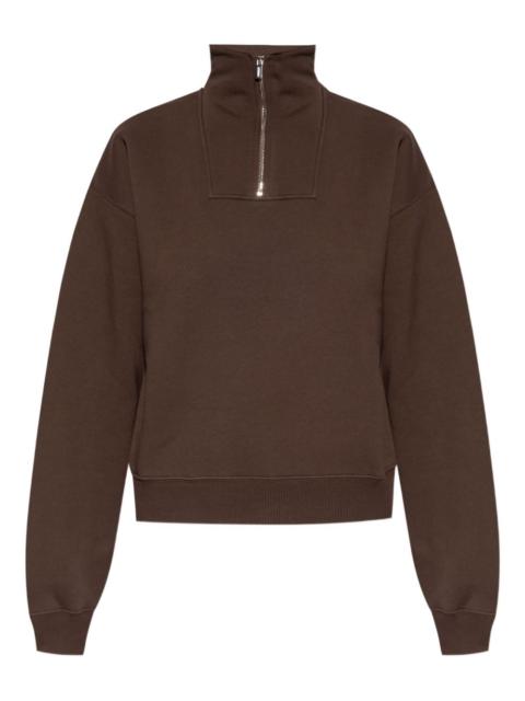 JACQUEMUS logo-patch half-zip sweatshirt