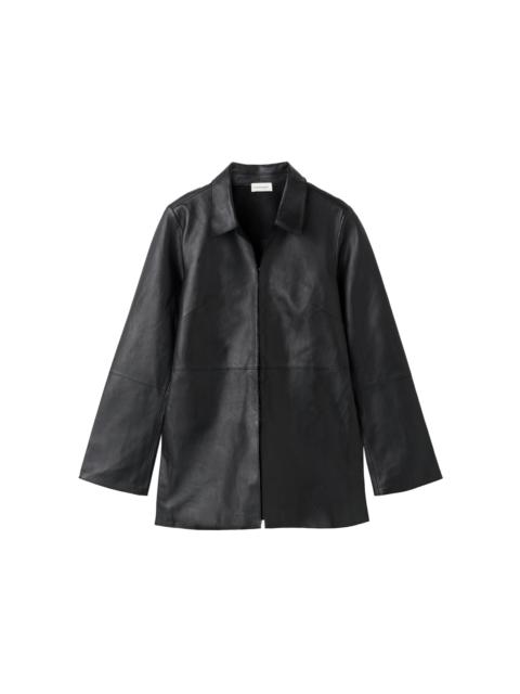 BY MALENE BIRGER Alleys Tailored Leather Jacket black
