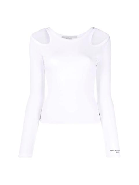 Stella McCartney cut-out long-sleeve top