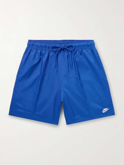 Nike Club Flow Straight-Leg Shell Drawstring Shorts
