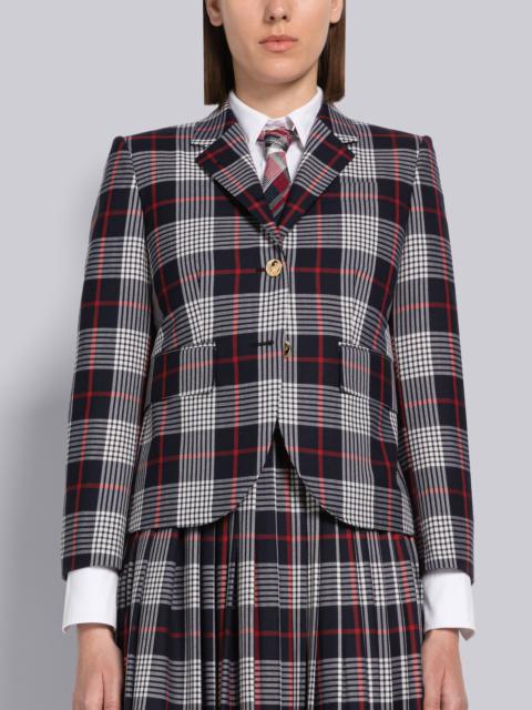 Thom Browne Hairline Check Wool High Armhole Sport Coat
